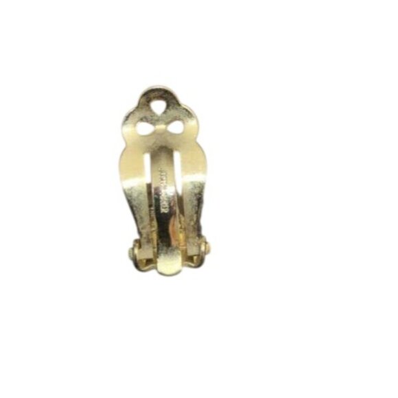 Joseph Mazer Textured Gold Tone Clip On Earrings W/ 2 Pair Of Charms (1746) - Picture 6 of 12